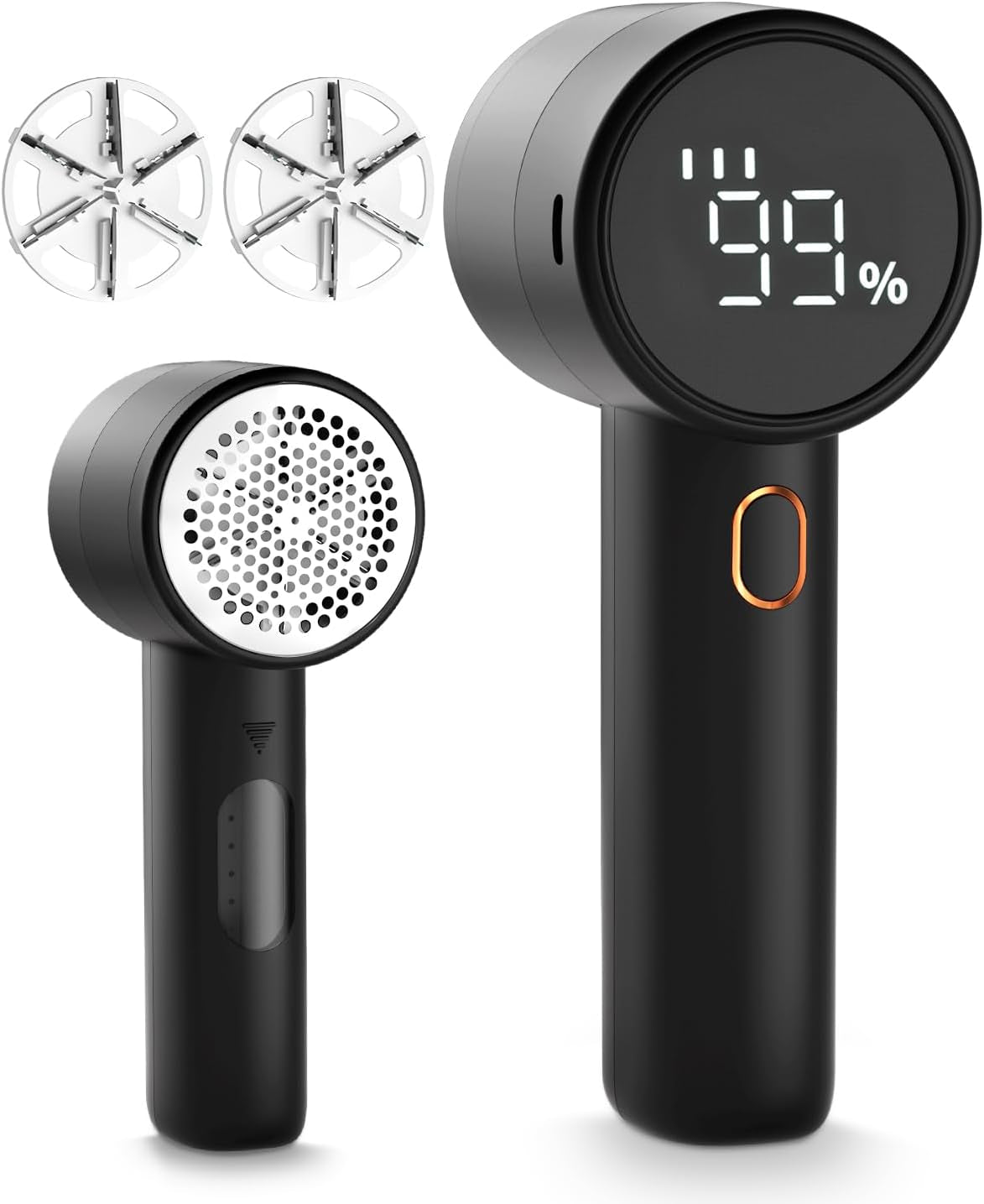 Rechargeable Fabric Shaver – 3-Speed Electric Lint Remover with LED Display & 6-Leaf Blades