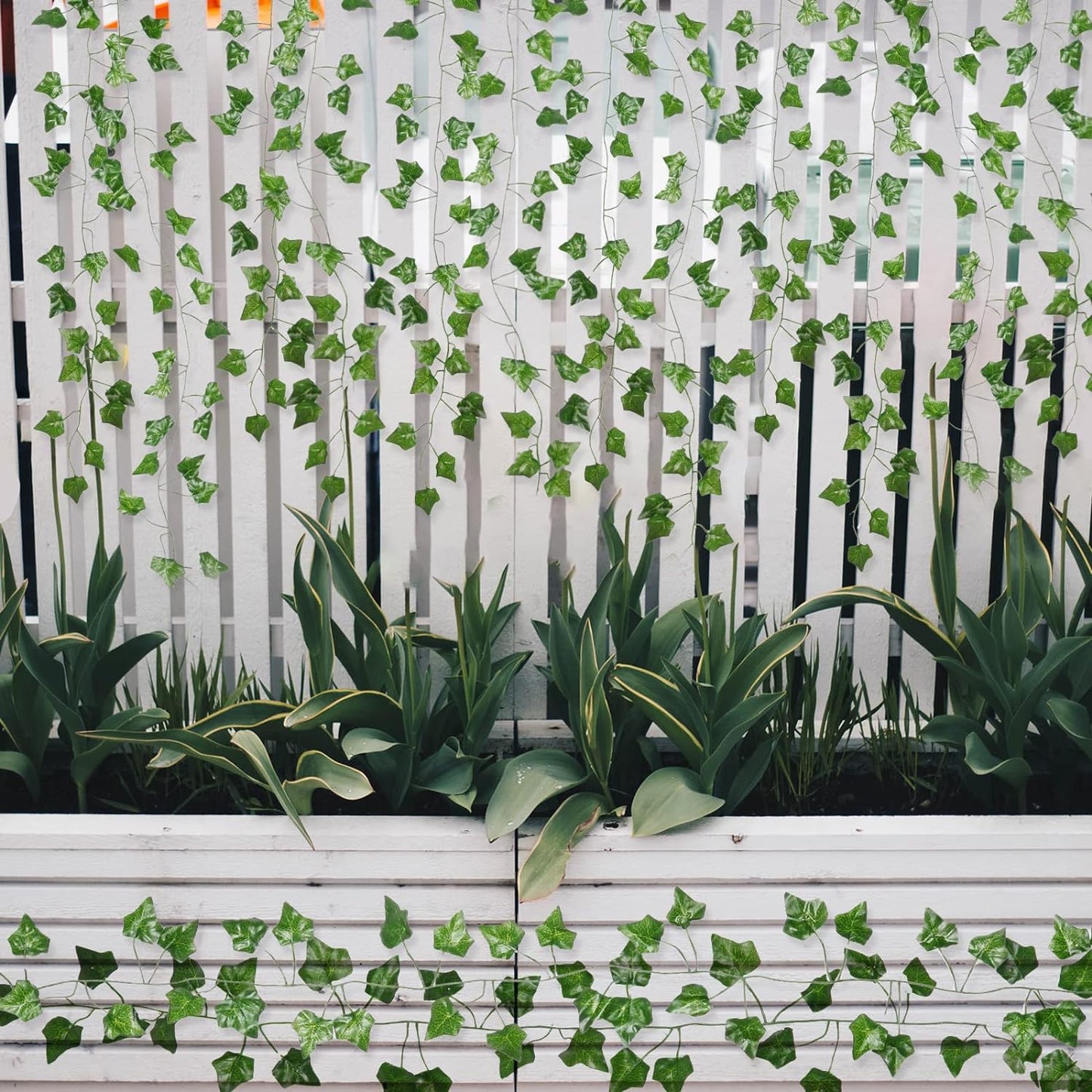 Artificial Ivy Vines – 12 Pack, 84 Feet Hanging Greenery for Wall Decor, Bedroom, Wedding & Party Decoration