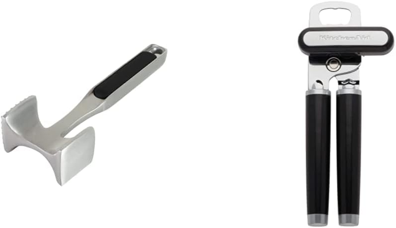 Multi-Sided Gourmet Meat Tenderizer Tool – Black, One Size