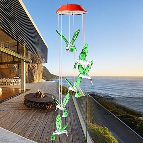 Butterfly Wind Chimes – Memorial & Birthday Gifts for Women, Mom, Grandma – Outdoor Garden & Yard Decor for Christmas