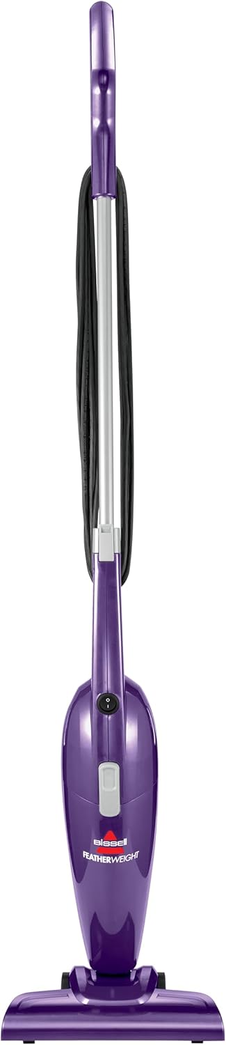 Featherweight Stick Vacuum – Ultra-Light Bagless Cleaner with Crevice Tool (Model 2033M, Black)
