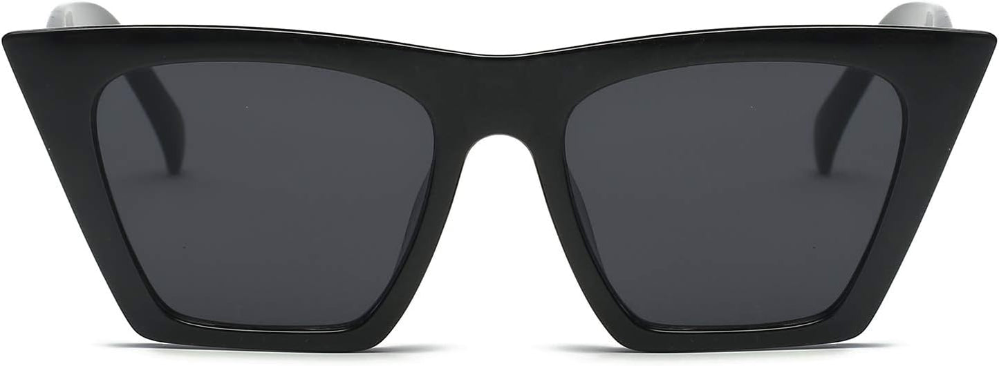 Vintage Square Cat Eye Sunglasses Women Trendy Cateye Sunglasses B2473