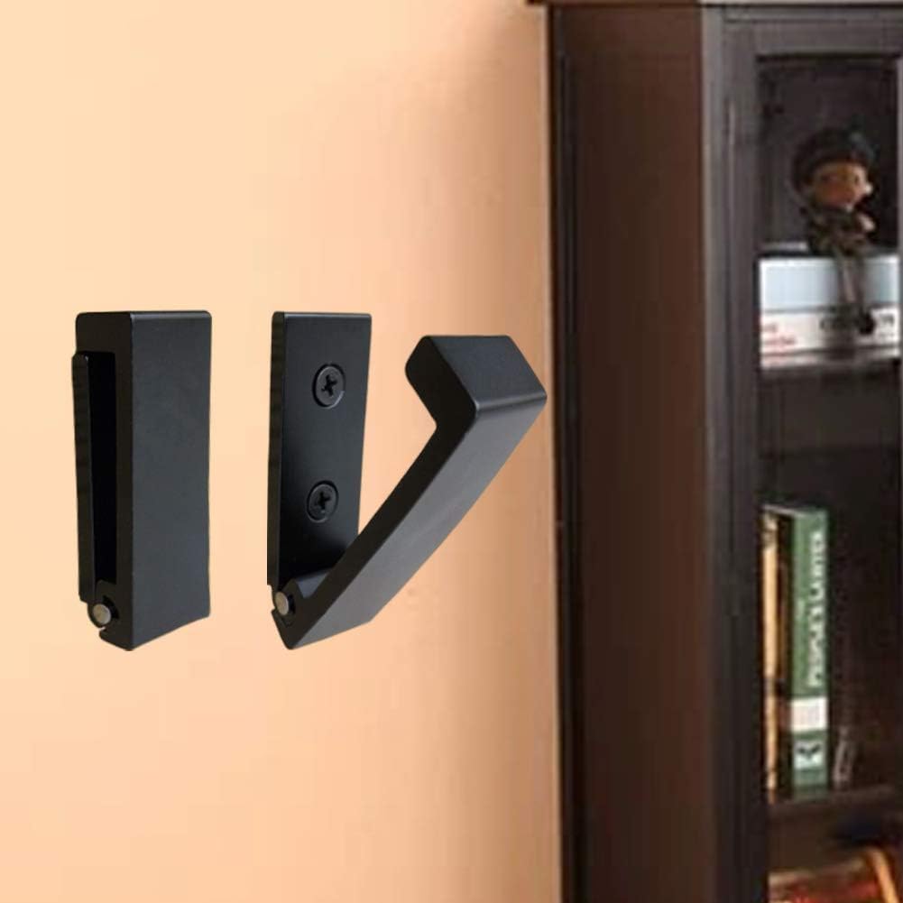 Folding Wall Hooks – 5-Pack Heavy Duty Aluminum Alloy Hooks for Coats, Towels, Headphones, Bags & Gear with Screws
