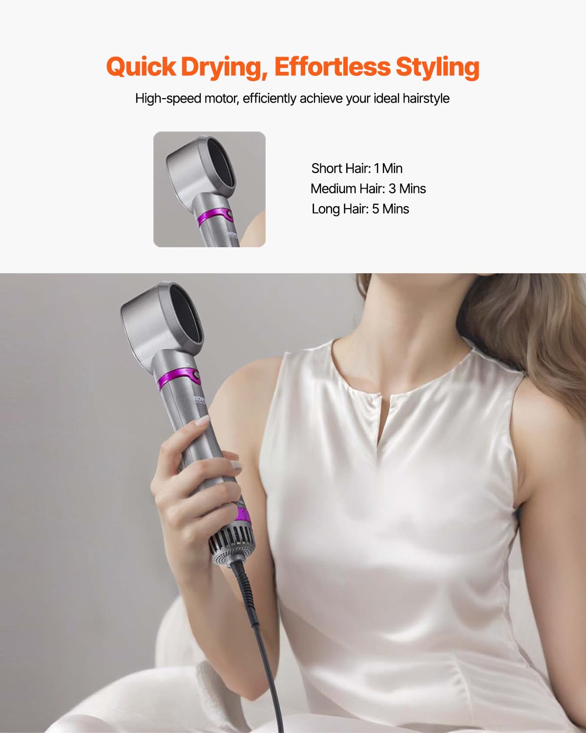 5-in-1 Hair Air Styler & Ionic Dryer Brush – Volumizing, Curling & Straightening Tool