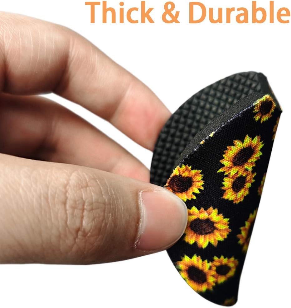 2 Pack Car Coasters for Drinks Absorbent - 2.75 Inch Cute Car Cup Holder Coasters for Women, Removable Cup Holder Coaster for Your Car, Car Interior Accessories for Women & Girls (Sunflower)