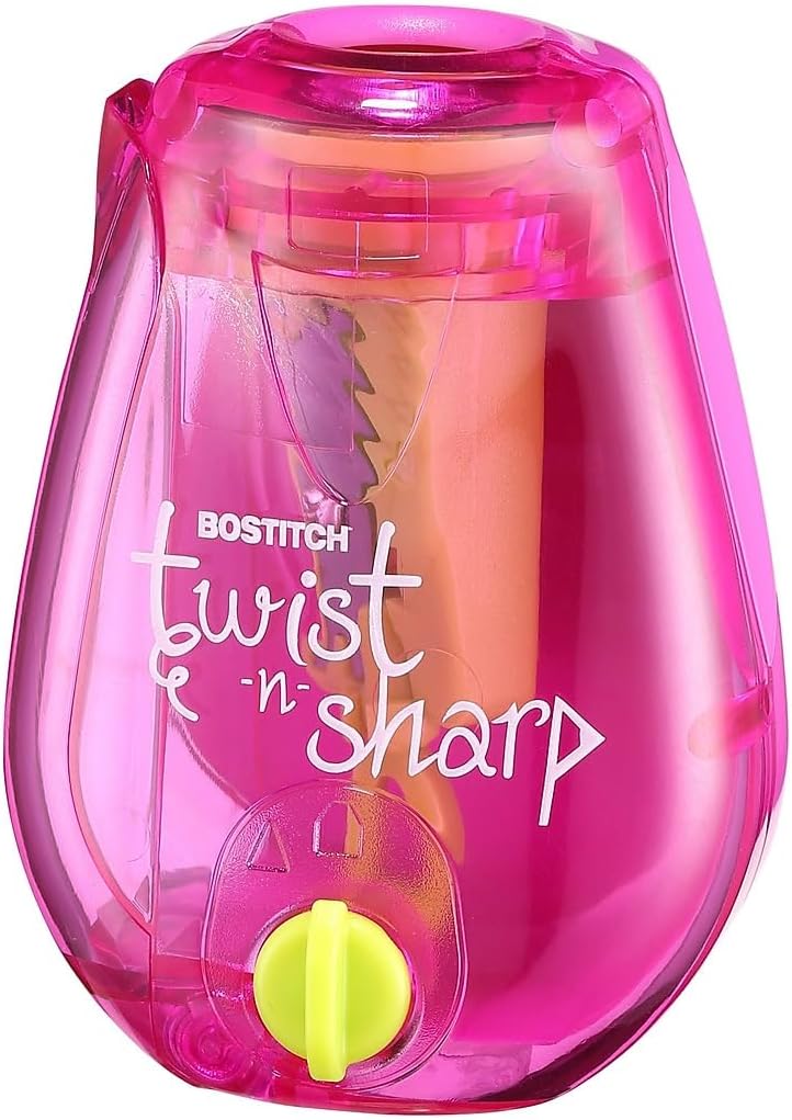 Adjustable Twist Pencil Sharpener – Compact Manual Sharpener for Kids, Artists, and Office Use