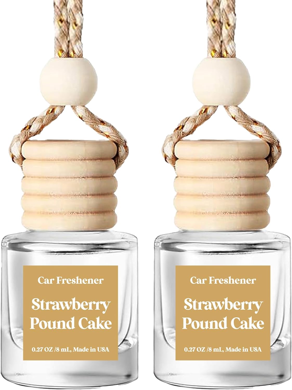 Car Air Freshener Diffuser 2 Pack Hanging Fruit Loops Car Air Freshener for Women 45+ Days Long Lasting Fragrance Made in USA