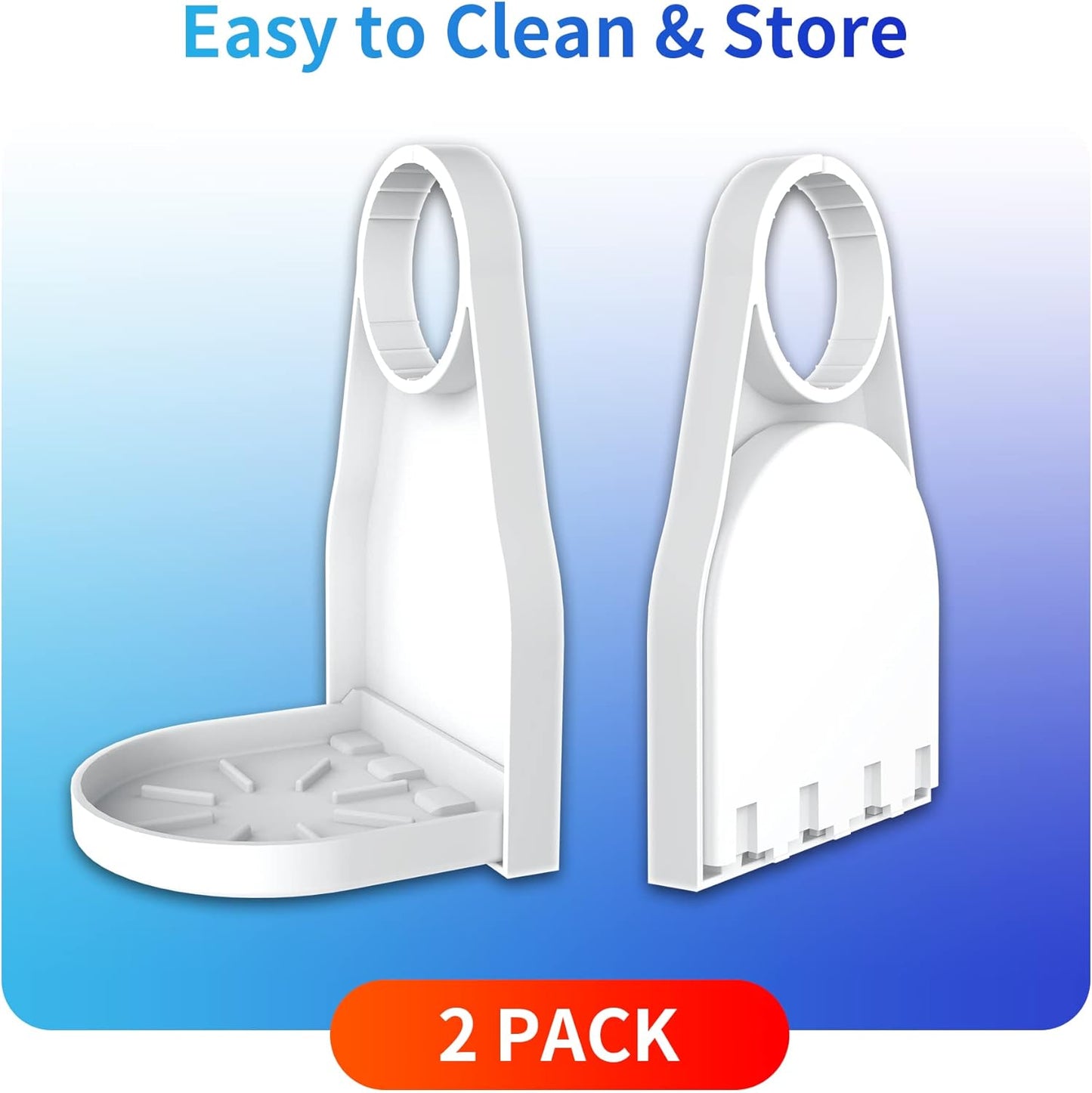 Laundry Detergent Cup Holder 2-Pack – Drip Catcher Organizer for Laundry Bottle Spouts