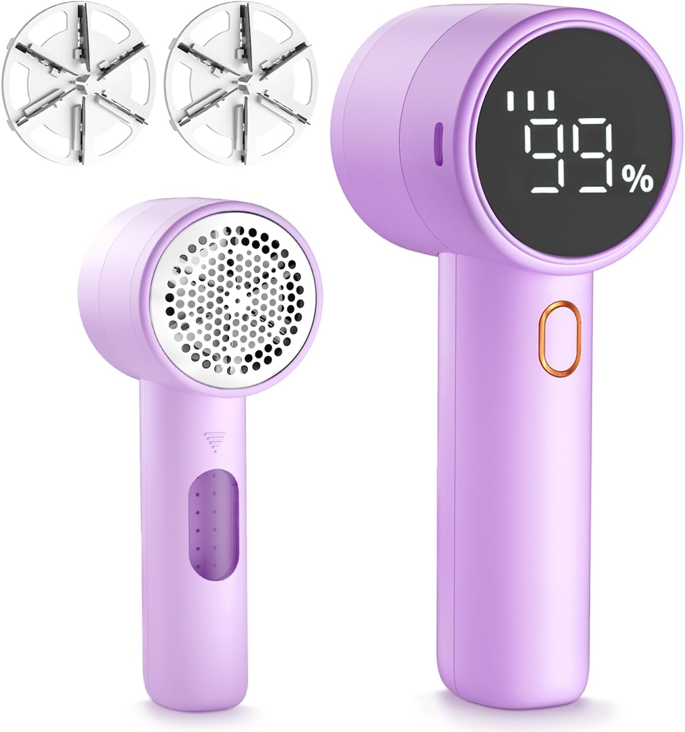 Rechargeable Fabric Shaver – 3-Speed Electric Lint Remover with LED Display & 6-Leaf Blades