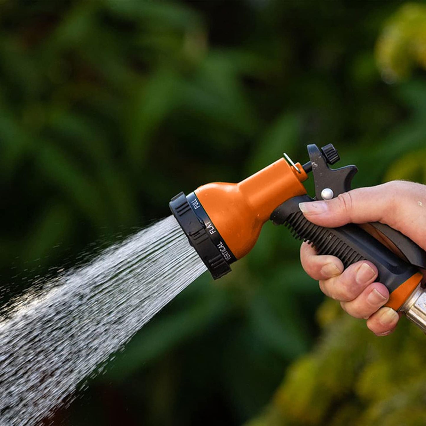 Garden Hose Nozzle Sprayer 2 Pack – Heavy Duty Hose Heads with 10 Watering Patterns