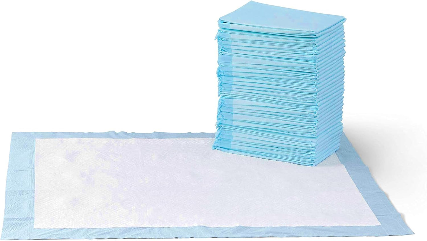 Basics 5-Layer Puppy Pee Pads – Leak-Proof, Super Absorbent Training Pads (100 Count, 22x22”)
