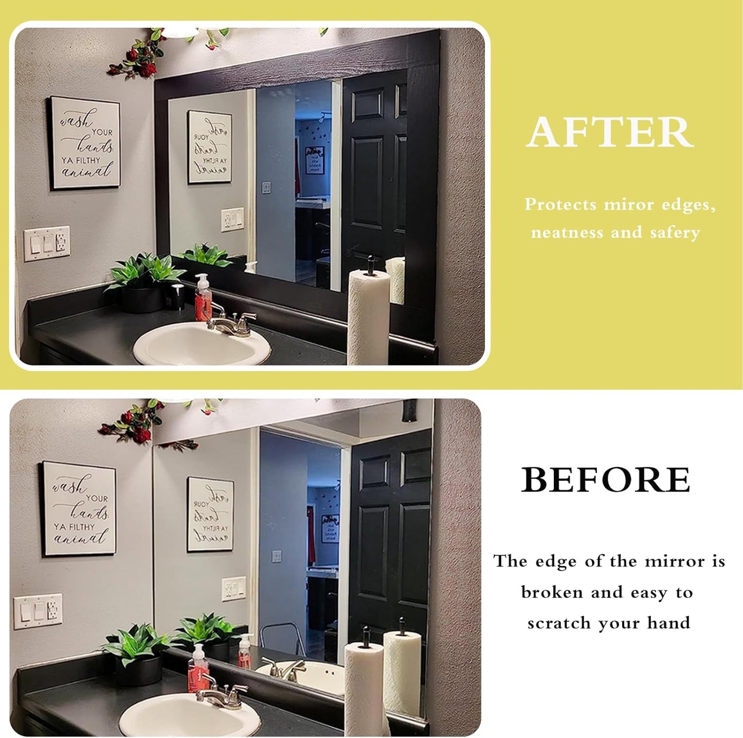 10M Black Wood Grain Waterproof Peel & Stick Border – 4" x 390" Removable PVC Wallpaper for Kitchen & Bathroom Walls