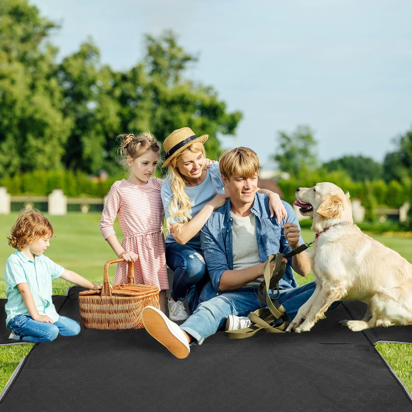 Waterproof Dog Car Seat Cover – 2025 Heavy Duty Hammock Protector for Back Seat (Black, Standard Size)