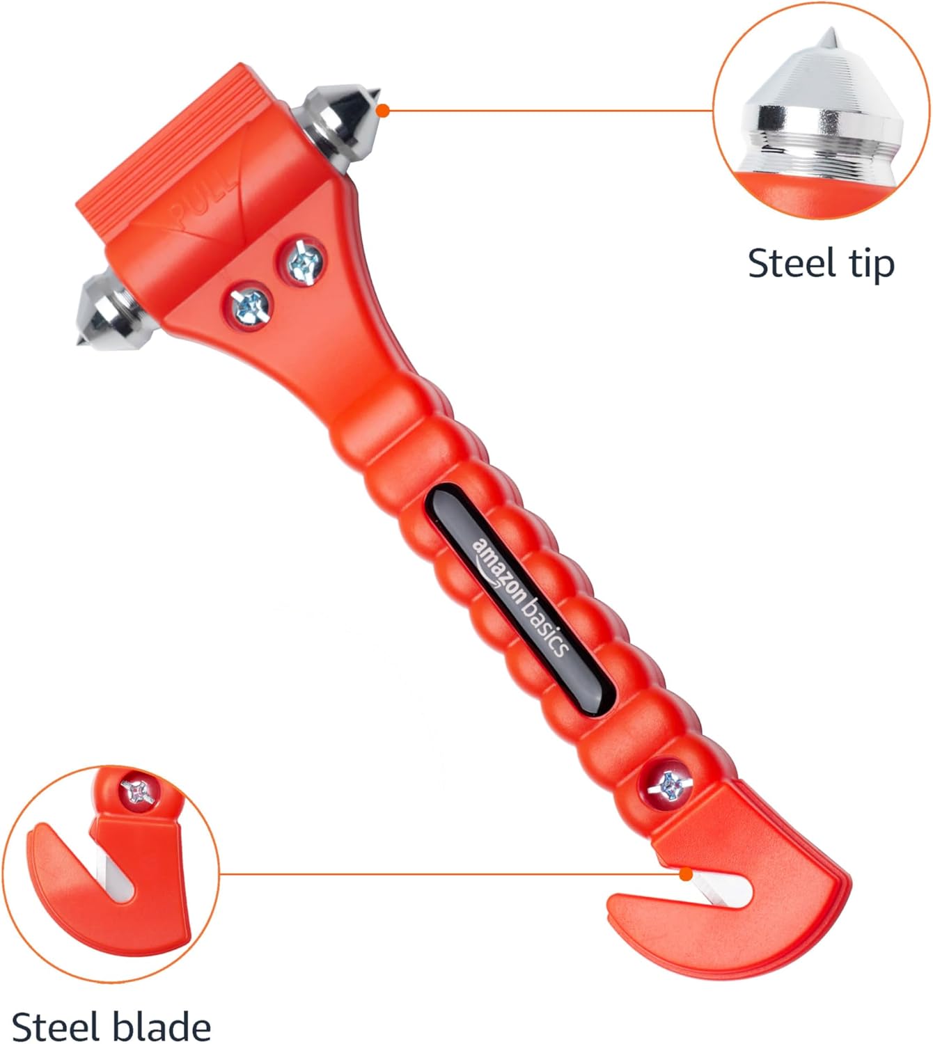 2-Pack Emergency Seat Belt Cutter & Window Hammer Tool – Car Escape Safety Tool for Vehicles