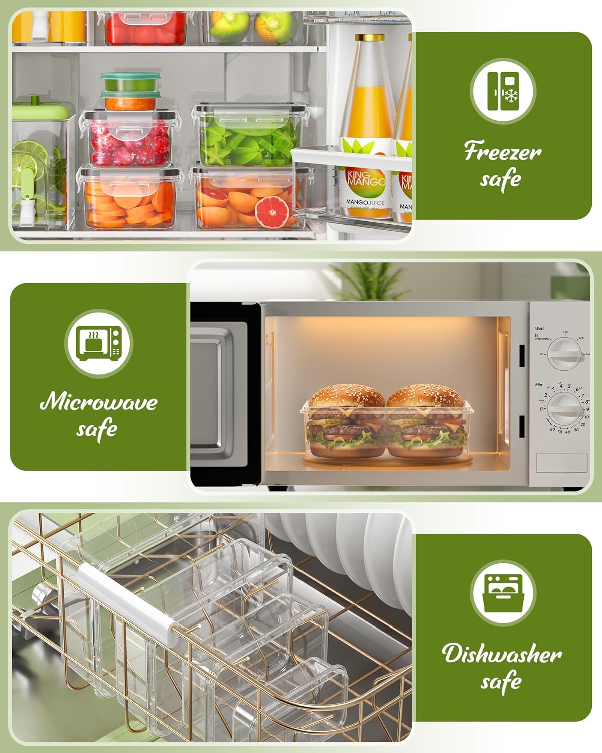 40-Piece BPA-Free Food Storage Container Set – Leak-Proof Kitchen Organizer with Labels & Pen