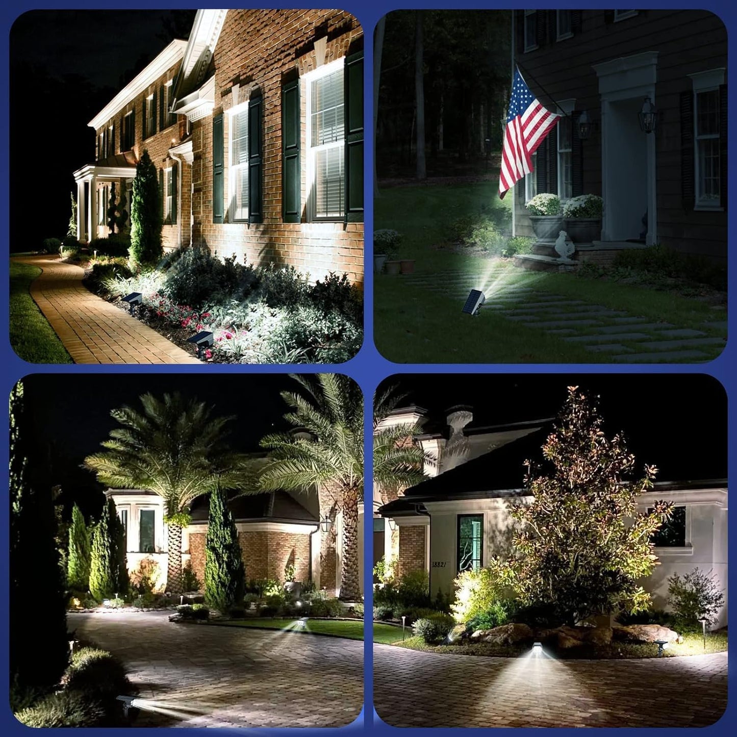 Solar Outdoor Spot Lights – Waterproof Landscape Lights with 3 Lighting Modes & Auto On/Off for Garden, Yard & Pathway