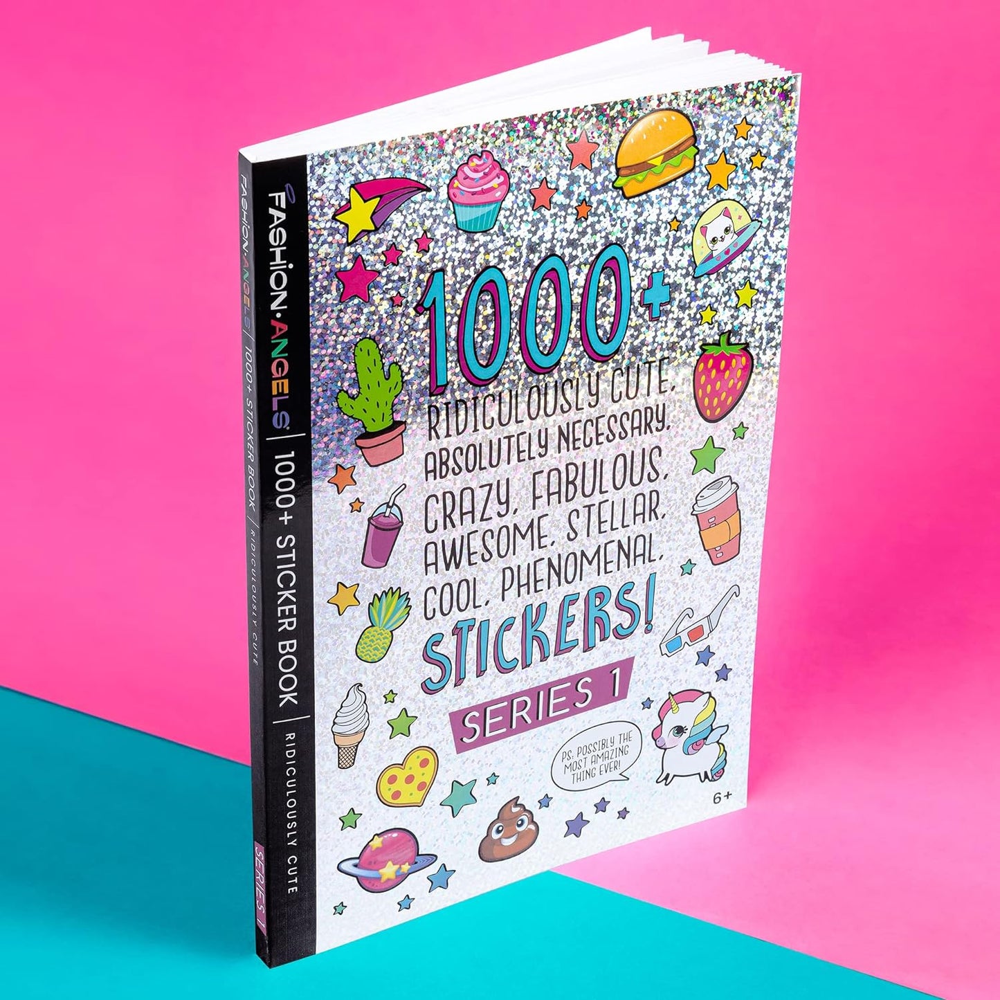 1000+ Cute Stickers for Kids – 40-Page Fun Craft Sticker Book for Ages 6+