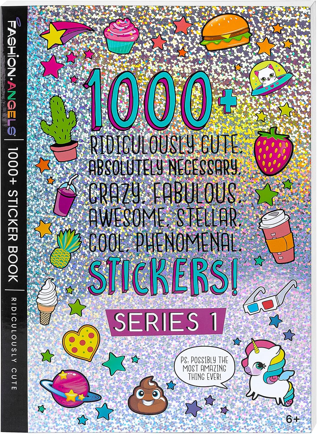 1000+ Cute Stickers for Kids – 40-Page Fun Craft Sticker Book for Ages 6+