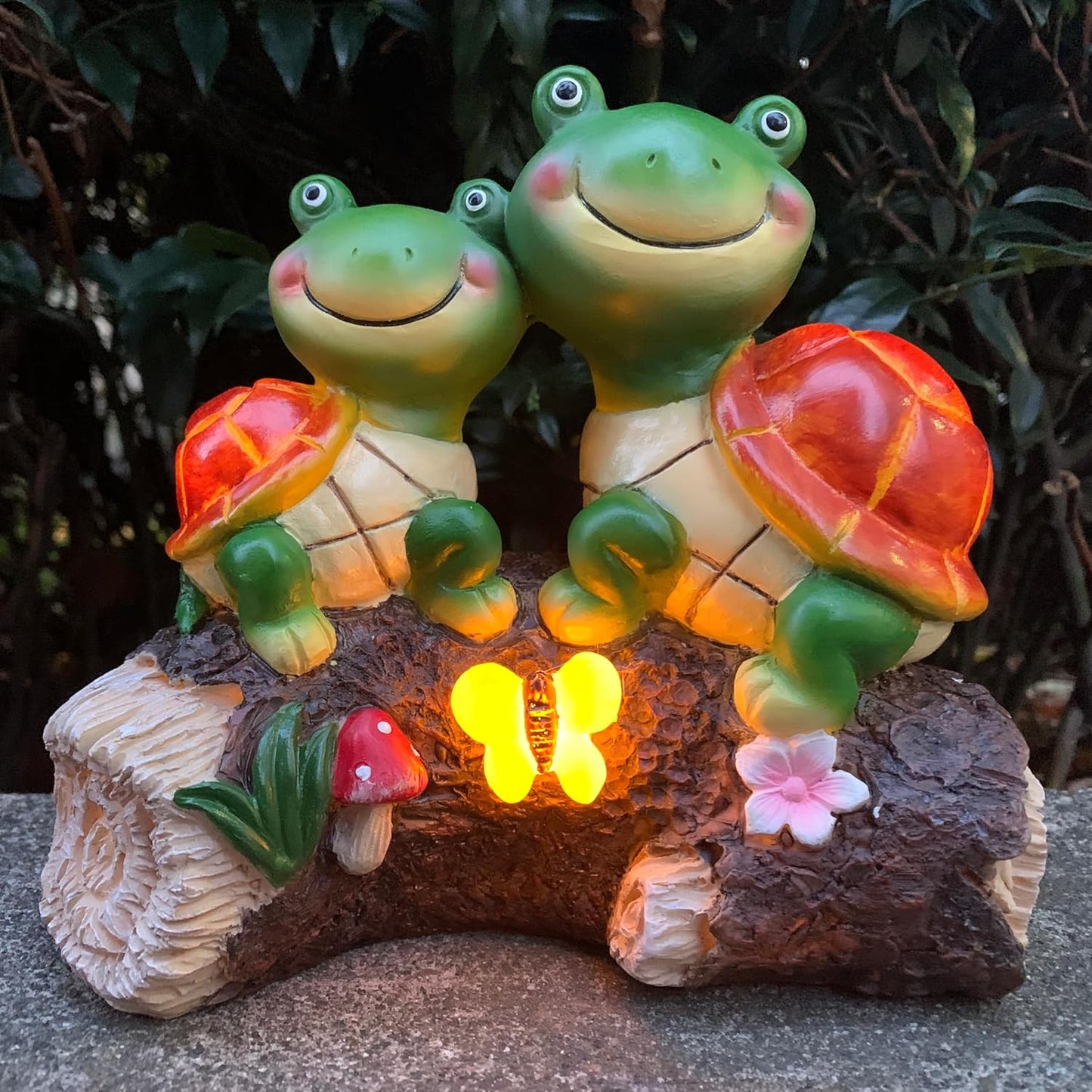Solar Turtle Garden Statue – LED Outdoor Figurine for Lawn, Patio & Yard Decor