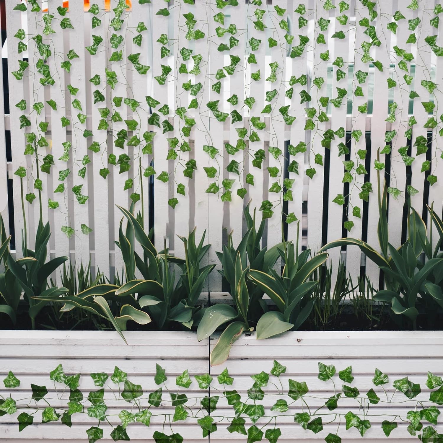 Artificial Ivy Vines – 12 Pack, 84 Feet Hanging Greenery for Wall Decor, Bedroom, Wedding & Party Decoration