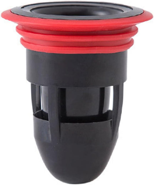 Silicone Floor Drain Cover – Anti-Odor & Backflow Preventer for Bathroom & Kitchen (Black)