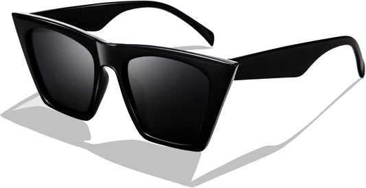 Vintage Square Cat Eye Sunglasses Women Trendy Cateye Sunglasses B2473