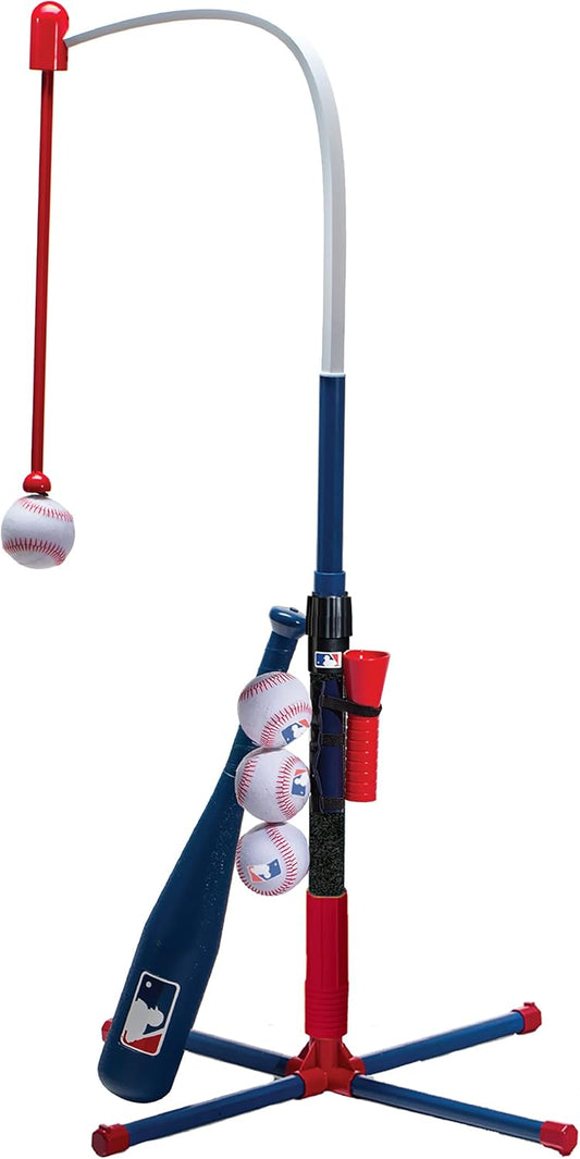 Grow-With-Me Kids Batting Tee & Stand Set – Adjustable Baseball, Softball & T-Ball Trainer for Toddlers & Youth
