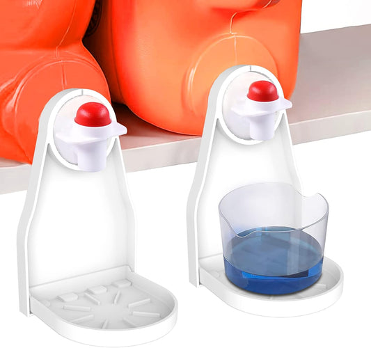 Laundry Detergent Cup Holder 2-Pack – Drip Catcher Organizer for Laundry Bottle Spouts