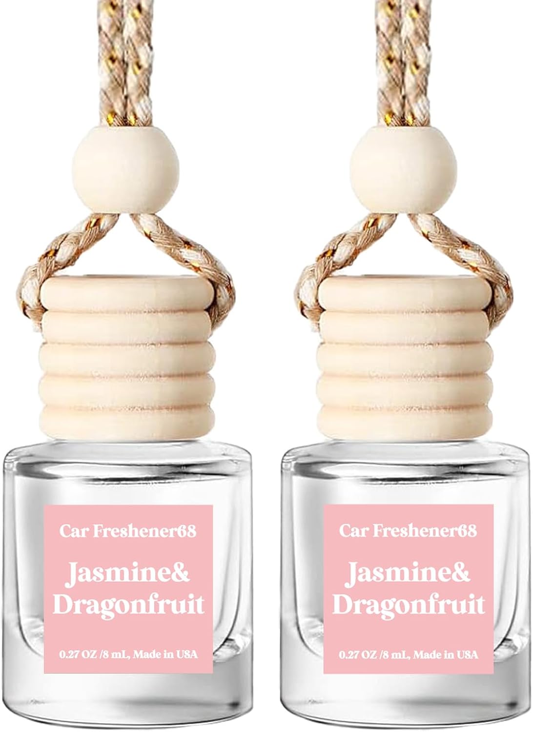 Car Air Freshener Diffuser 2 Pack Hanging Fruit Loops Car Air Freshener for Women 45+ Days Long Lasting Fragrance Made in USA