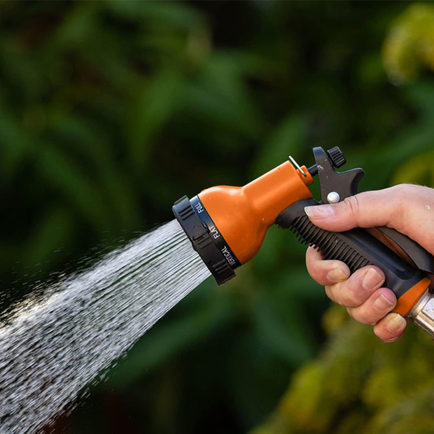 Garden Hose Nozzle Sprayer 2 Pack – Heavy Duty Hose Heads with 10 Watering Patterns