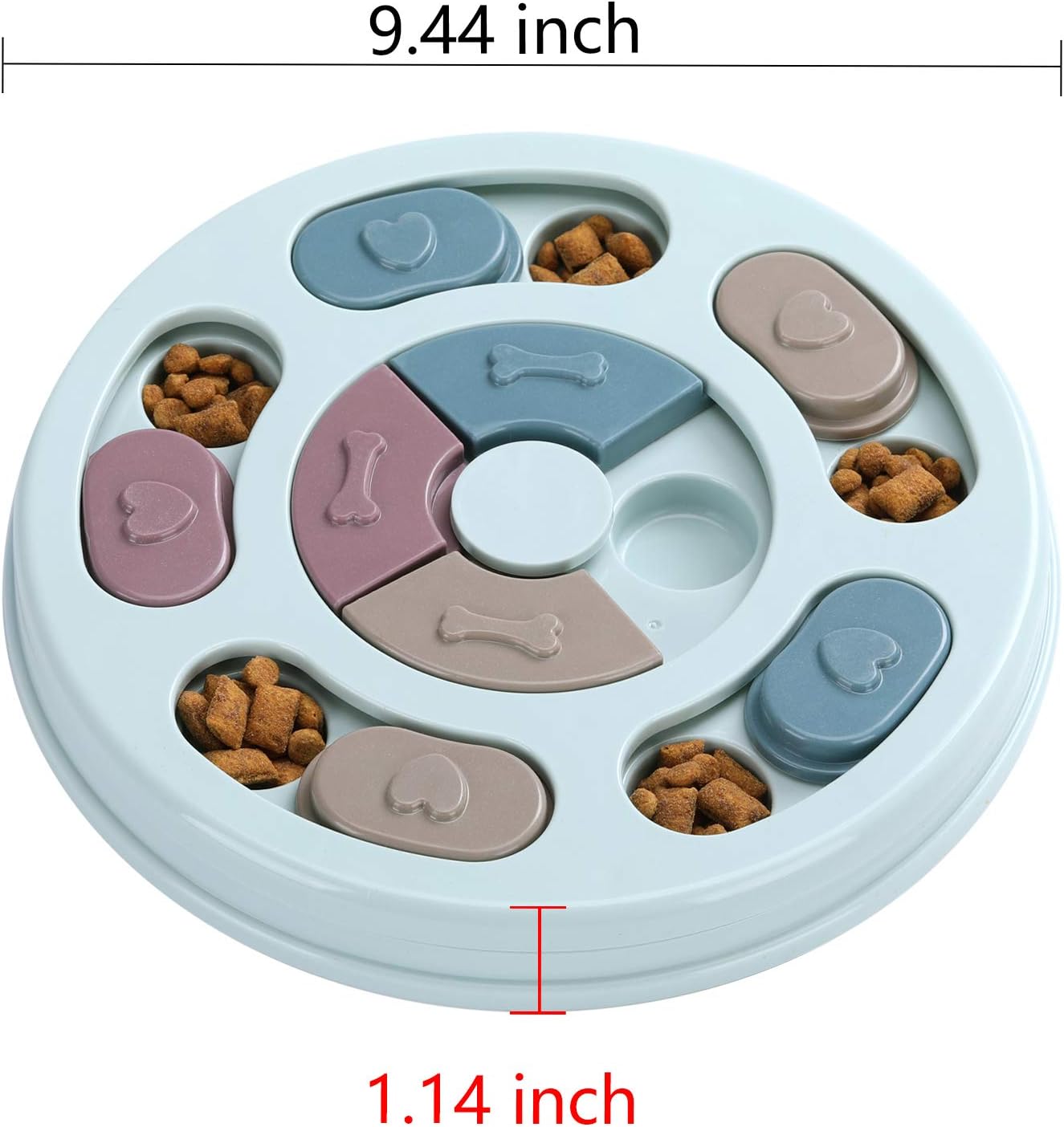 Interactive Dog Puzzle Toy – Treat Dispenser for IQ Training & Enrichment