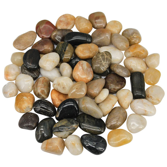 Natural River Rocks – Decorative Garden Pebbles & Gravel Filler for Landscaping, Vases, Plants & Fish Tanks