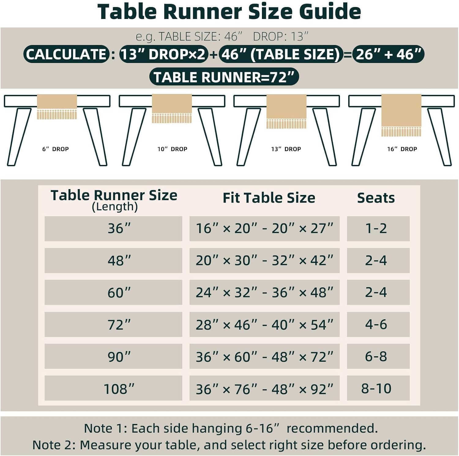 Boho Macrame Table Runner – 72" Rustic Farmhouse Burlap with Tassels