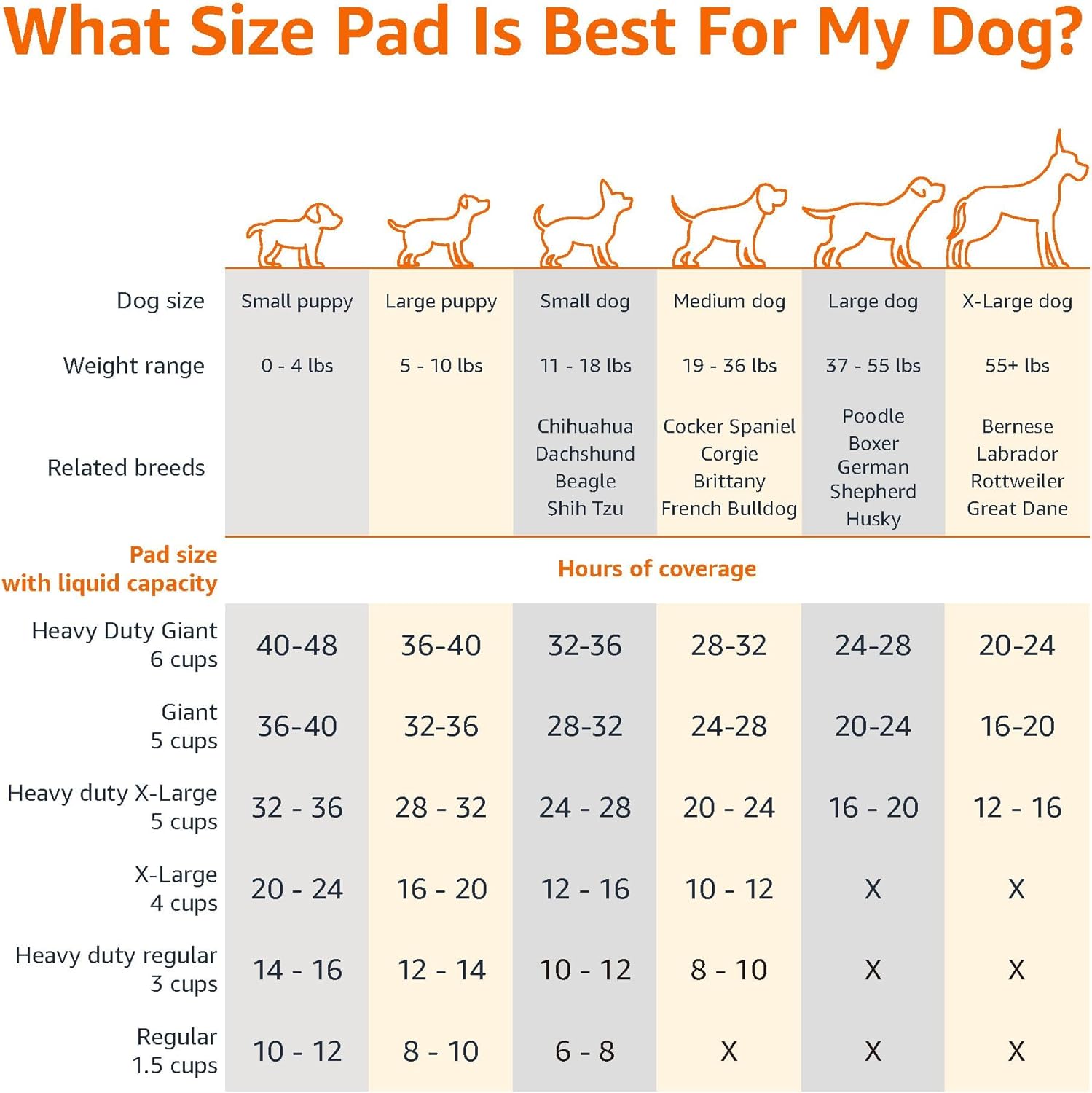 Basics 5-Layer Puppy Pee Pads – Leak-Proof, Super Absorbent Training Pads (100 Count, 22x22”)