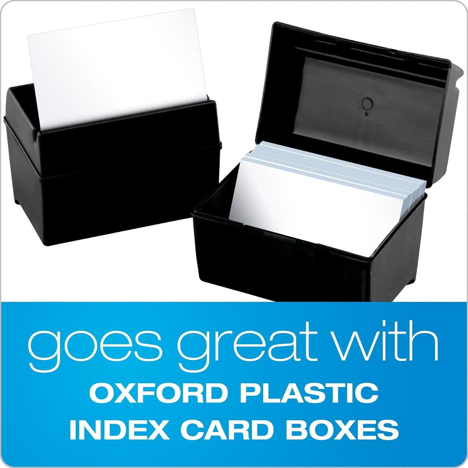 3x5 Ruled Index Cards – 1,000 Pack (10x100) White Writing Cards for Study, Notes & Organization