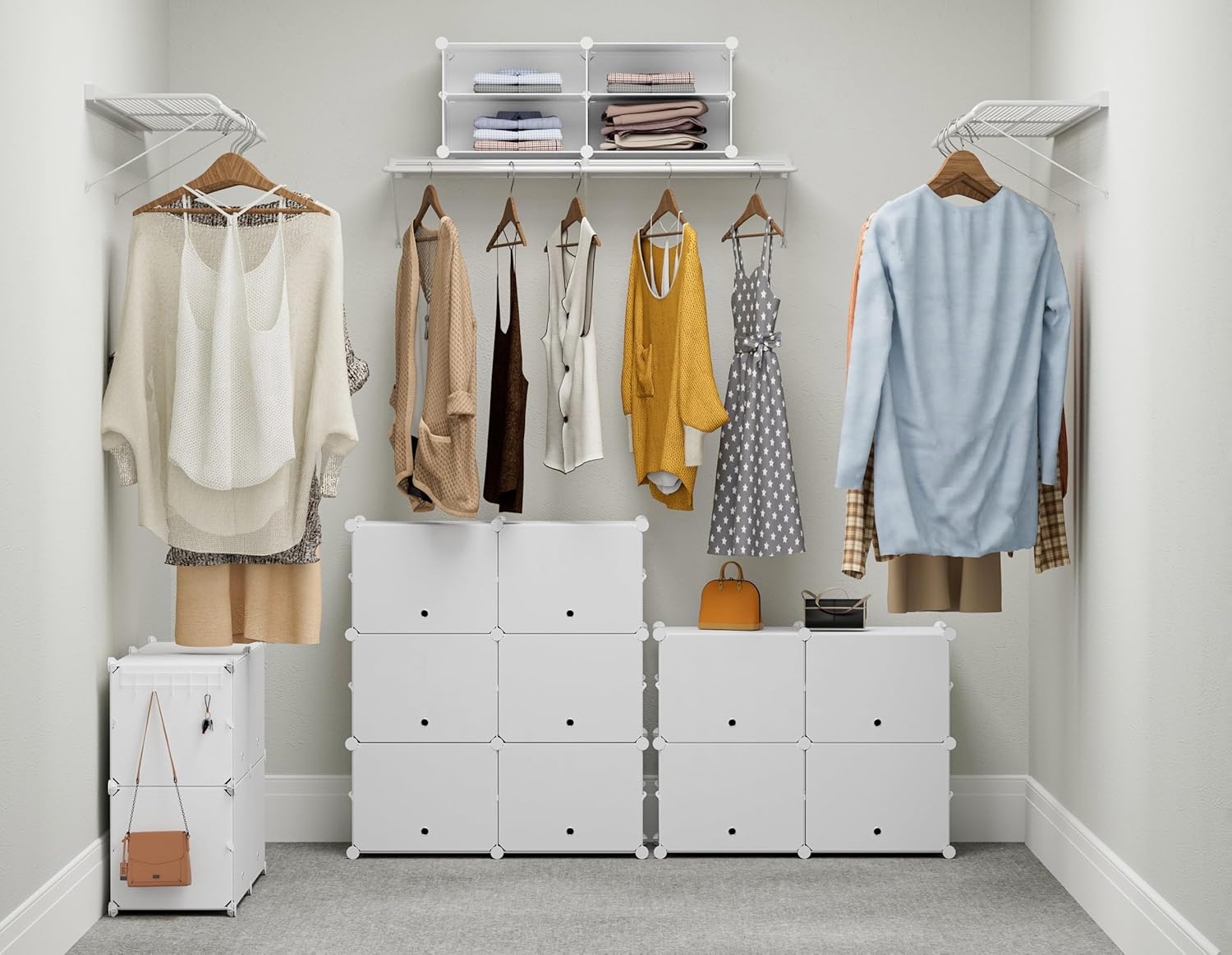 HOMIDEC 6-Tier Shoe Rack – 24 Pair Plastic Shoe Organizer Cabinet for Closet & Entryway