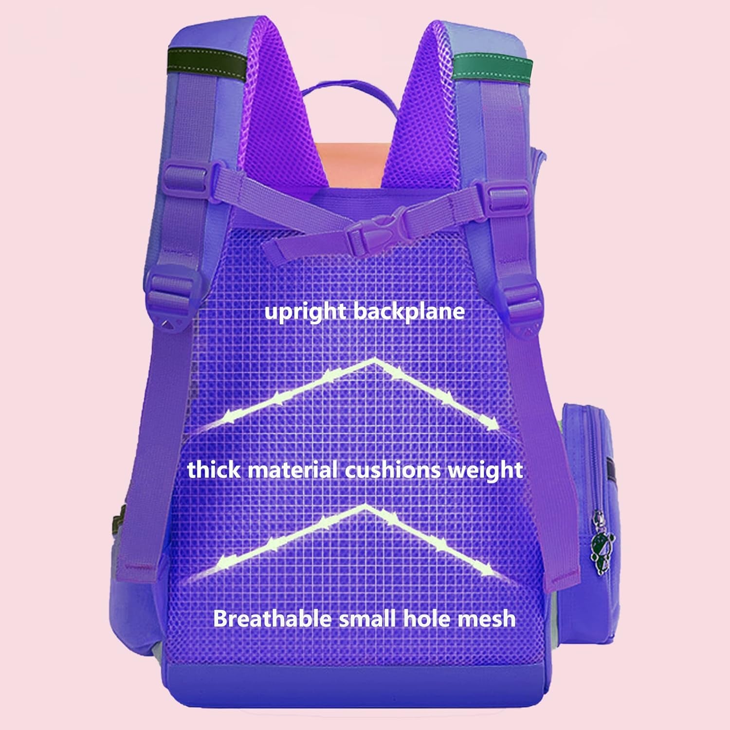 15" Kids Backpack for Girls – Preschool & Kindergarten School Bag for Ages 4–6