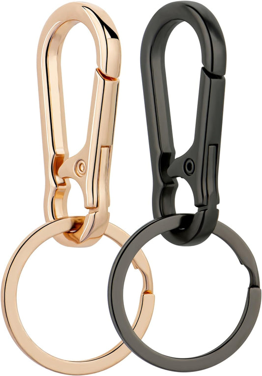 Metal Keychain Clip Holder – Durable Key Ring Organizer for Car, Home & Office Keys (Unisex Design)